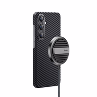 Benks Magnētiskais Armor Air Kevlar apvalks viedtālrunim Samsung Galaxy S24 - melns