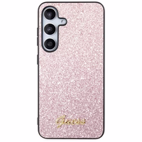 Guess Glitter Script viedtālruņa apvalks Samsung Galaxy S24 - rozā