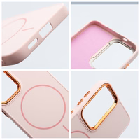 FRAME MAG COVER Viedtālruņa apvalks saderīgs ar Magnētisko Samsung S25 PLUS pūderrozā