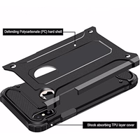 ARMOR viedtālruņa apvalks IPHONE XS melns