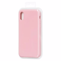 Maciņš SILICONE IPHONE XS MAX rozā