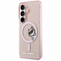 Karl Lagerfeld IML Peekaboo Choupette MagSafe Maciņš for Samsung Galaxy S26 - rozā