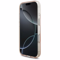 Karl Lagerfeld IML Karl RSG logotipa magnētiskais viedtālruņa apvalks iPhone 17 Pro - rozā