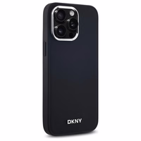 DKNY Vienkāršs logotips Magnētiskais viedtālruņa apvalks iPhone 14 Pro Max - melns