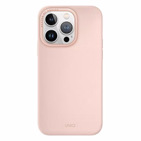 Uniq Lino Hue Magclick uzlādes viedtālruņa apvalks iPhone 14 Pro Max - rozā