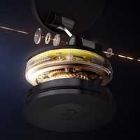 Dudao F24PRO MagSafe Compatible Car Holder with Suction Cup Windshield or Dashboard - Melns