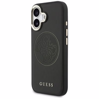 Guess Perforated 4G MagSafe maciņš for iPhone 17 - melns