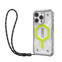 UAG Pathfinder caurspīdīgs Magnētiskais komplekts ar siksniņu iPhone 16 Pro - zaļš