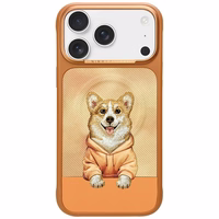 Nimmy Gentle Pets Series Dog MagSafe maciņš iPhone 17 Pro Max oranžs