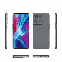 Īpaši plāns 0.5mm viedtālruņa apvalks Oppo Reno 8 Pro caurspīdīgs