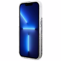 Guess GUHCP14LLCSGSGK iPhone 14 Pro 6.1" melns cietais viedtālruņa apvalks ar šķidro spīdumu marmora dizains