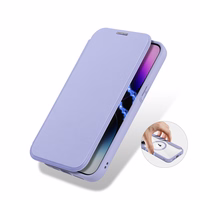 iPhone 15 Pro Max Magnētiskais MagSafe Atveramais apvalks Dux Ducis Skin X Pro - violets