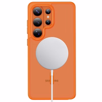 Tech-Protect Magmat MagSafe Maciņš for Samsung Galaxy S26 Ultra - oranžs Matēts