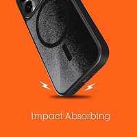 STM Relax Sand MagSafe - maciņš iPhone 15 Pro (melns / Grey)