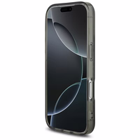 AMG Divslāņu caurspīdīgs dūmu magnētiskais viedtālruņa apvalks iPhone 17 Pro - melns