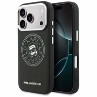 Karl Lagerfeld Point & Karl Sketch MagSafe Maciņš for iPhone 17 Pro Max - melns