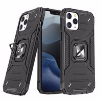 Wozinsky Ring Armor Case statīvs izturīgs viedtālruņa apvalks iPhone 13 Pro Max melns