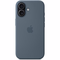 iPhone 17 silikona viedtālruņa apvalks ar MagSafe - enkura zila