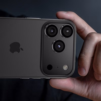 Benks Grūdinātais stikls DR Sapphire Objektīva aizsargstikls kamerai Iphone 17 (2 gab.) melns