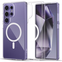 Tech-Protect FlexAir Hybrid Magnētiskais viedtālruņa apvalks Samsung Galaxy S25 Ultra - Caurspīdīgs