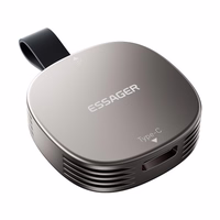 Bezvadu lādētājs Essager "Moon" melns 15W (Apple Watch)
