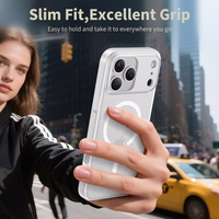 Tech-Protect MagSlim Magnētiskais viedtālruņa apvalks iPhone 17 Pro Max - matēts balts