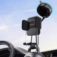Dudao F24PLUS Car Holder with Suction Cup Dashboard - Melns