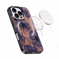 Tech-Protect Lamano MagSafe maciņš iPhone 16 Pro brūni violets