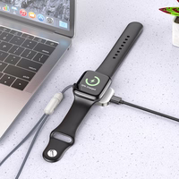 Borofone bezvadu indukcijas lādētājs BQ25 iWatch 2,5W sudraba