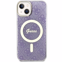 Guess 4G iPhone 14 Viedtālruņa apvalks violeta Magnētiskais