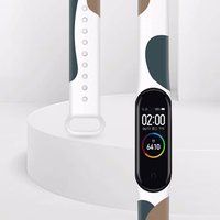Siksniņa Moro josla Xiaomi Mi Band 3 / 4 silikona siksniņa pulksteņa aproce raksts 4