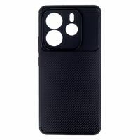 Carbon melns maciņš for Xiaomi Redmi Note 14 5G (Global)