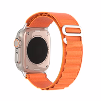 Sporta siksna ar sprādzi Apple Watch 9 / 8 / 7 / 6 / SE / 5 / 4 / 3 / 2 / 1 (41, 40, 38 mm) Dux Ducis siksna GS versija - oranža