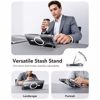 ESR Classic Hybrid Kickstand MagSafe futrālis Samsung Galaxy S26+ - Caurspīdīgs