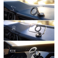 Automašīnas turētājs Joyroom "JR-ZS505" melns (magnētisks / lipīgs paliktnis)