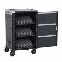 Ewent EW1701 portable device management cart/cabinet Portable device management cabinet melns, pelēks
