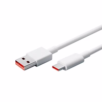 XIAOMI ORIGINAL KABELIS 120W  USB TYPE-C 6A 1M BEZ IEPAKOJUMA BALTS BEZ IEPAKOJUMA