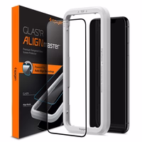 Spigen ALM Glass FC rūdītais stikls iPhone 11 / XR - melns