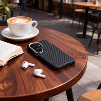 Tech-Protect Ion Carbon MagSafe Maciņš for Samsung Galaxy S26 Ultra - melns and sudraba