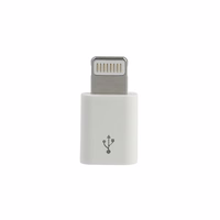 Lādētāja adapteris - Micro USB uz Lightning - balts