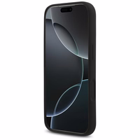 Karl Lagerfeld Silikona Karl&Choupette Gredzena Magnētiskais viedtālruņa apvalks iPhone 17 Pro Max - melna