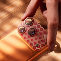 Benks Rūdīta stikla aizsargstikls Armor Warrior Lens (OR69) priekš Iphone 17 Pro ArmorGrid orange (kamera sala)