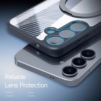 DUX DUCIS AIMO MAG viedtālruņa apvalks saderīgs ar MagSafe SAMSUNG S25 melns