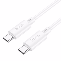 Kabelis USB-C uz USB-C Hoco QC3.0 PD 3A 60W 1 m X88 balts