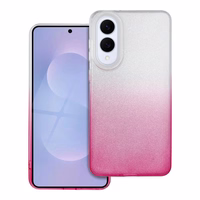 SHINING viedtālruņa apvalks SAMSUNG S25 Edge caurspīdīgs rozā