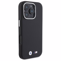 BMW M Edition Kevlar ietīts metāla iPhone 16 Pro Max apvalks - melns