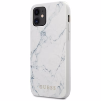 Guess Marmora viedtālruņa apvalks iPhone 12 mini 5.4" - balts