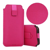 HIT Pouch Case (XL izmērs) Iphone 15/15 Pro/Iphone 16/16 Pro/Samsung S24/S24 Plus/S25/S25 Plus/A53/A55 5G dizains 2 rozā