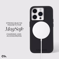 maciņš-Mate Silicone MagSafe - maciņš iPhone 15 Pro (melns)