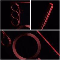 ELECTRO MAG COVER viedtālruņa apvalks ar MagSafe SAMSUNG S25 Edge - sarkans